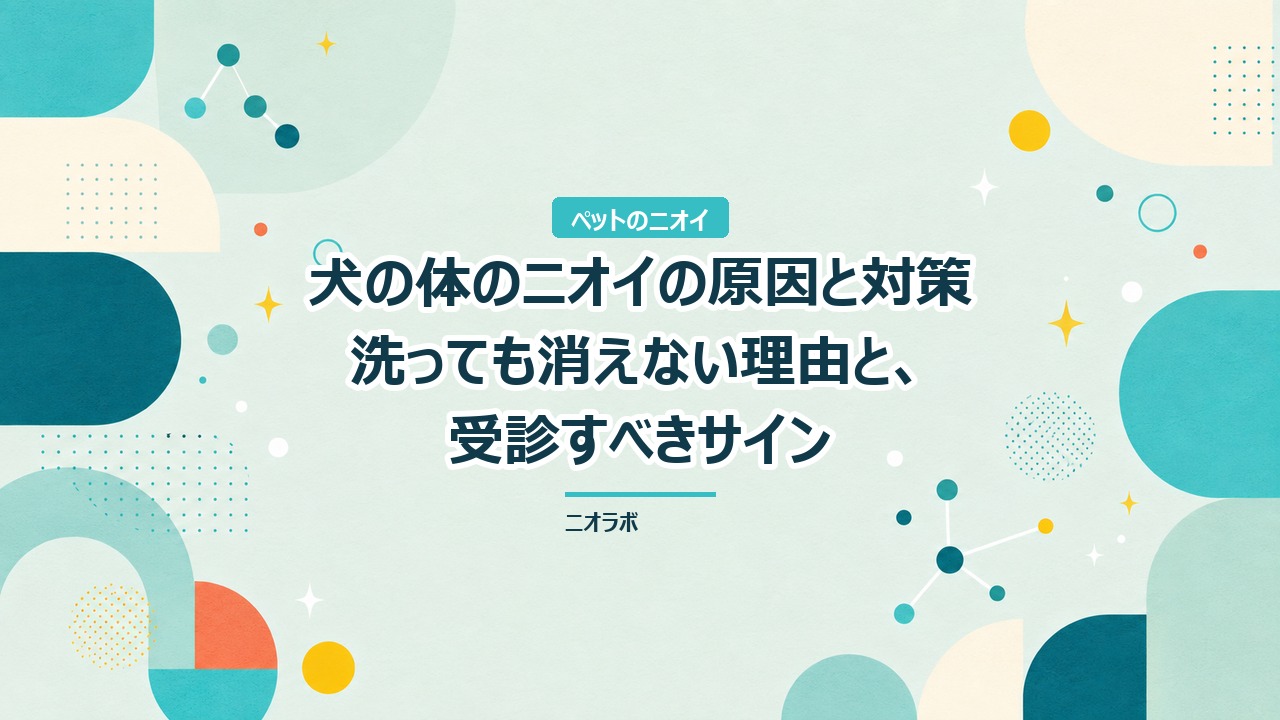 犬の体のニオイの原因と対策｜洗っても消えない理由と、受診すべきサイン