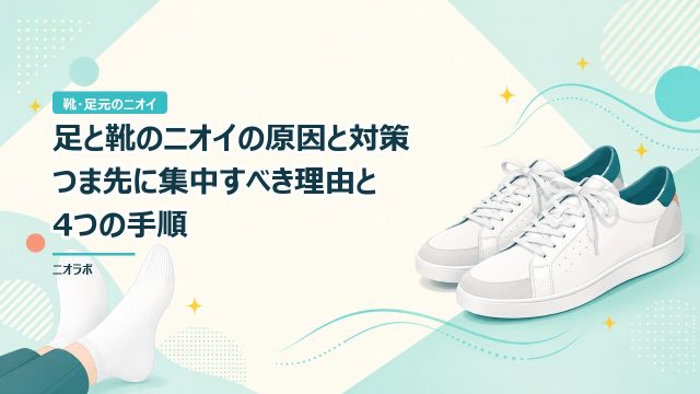 足と靴のニオイの原因と対策